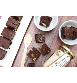Bocal brownies aux noix ambiance