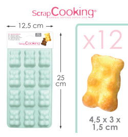 Choco teddy bear mould