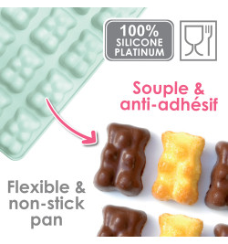 Moule Silicone Oursons Guimauve - ScrapCooking.fr