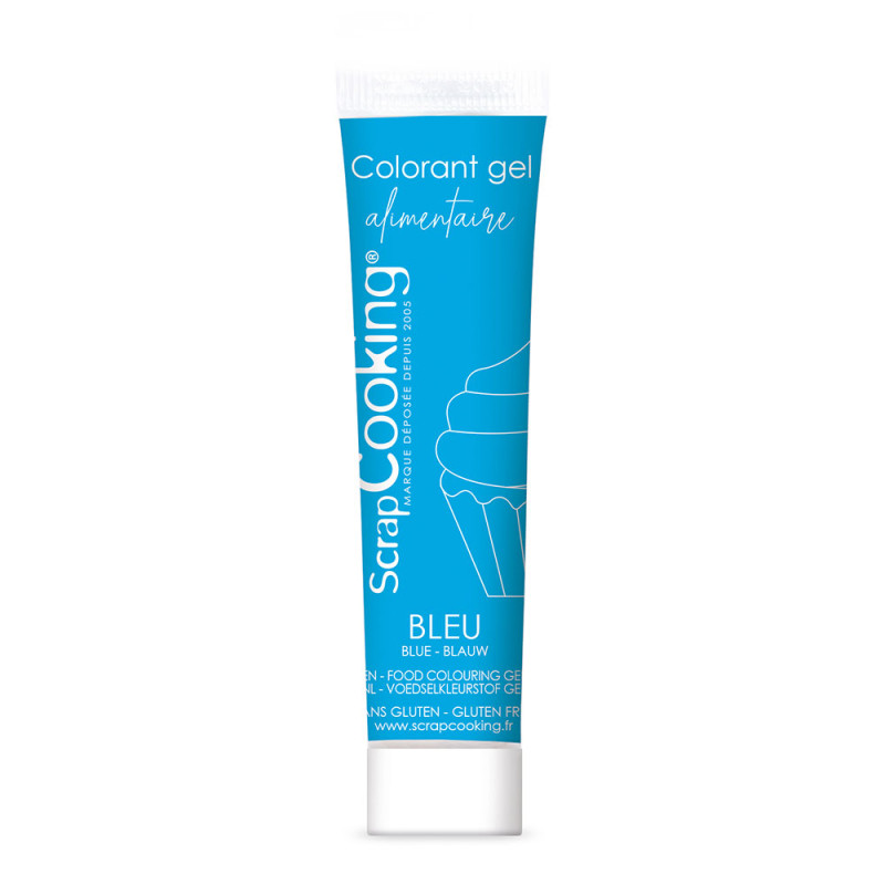 Colorant gel alimentaire bleu 20 gr