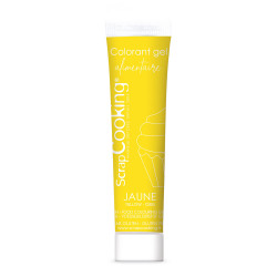 Colorant gel alimentaire jaune 20 gr - ScrapCooking