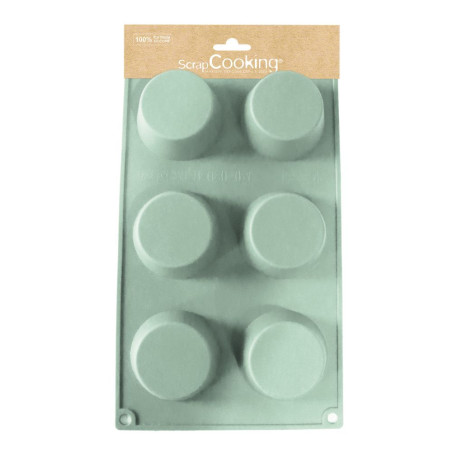 ScrapCooking® silicone mould with 6 muffin cavities ScrapCooking® silicone mould with 6 muffin cavities
