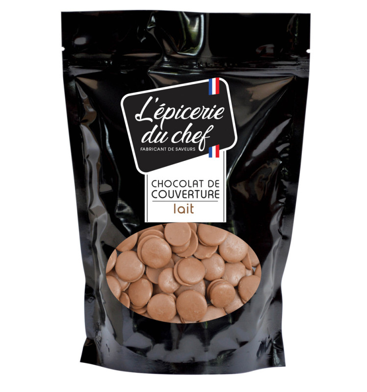 Palets de chocolat lait 1Kg