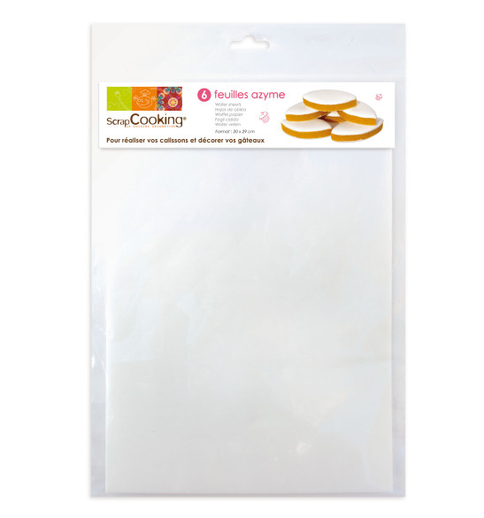 6 Edible wafer sheets 6 Edible wafer sheets