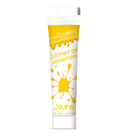Colorant gel alimentaire jaune 20 gr réf.7132
