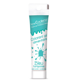 Turquoise blue colour gel 20g