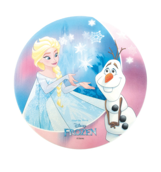 Disque Azyme Reine Des Neiges Elsa Et Olaf Disque Azyme Reine Des Neiges Elsa Et Olaf