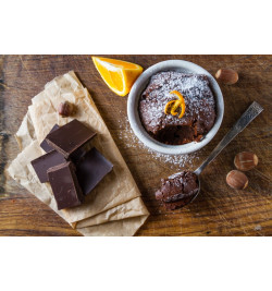 Moelleux chocolat aux écorces d'orange - Alimentaire Mirontaine