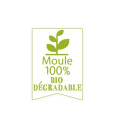 4 mini-moules en bois ø 11 cm + 8 caissettes