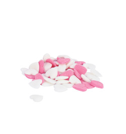 Tas décors sucrés cœurs blancs/roses réf.7418