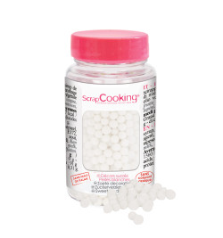 White sugar sprinkle decos 55 g