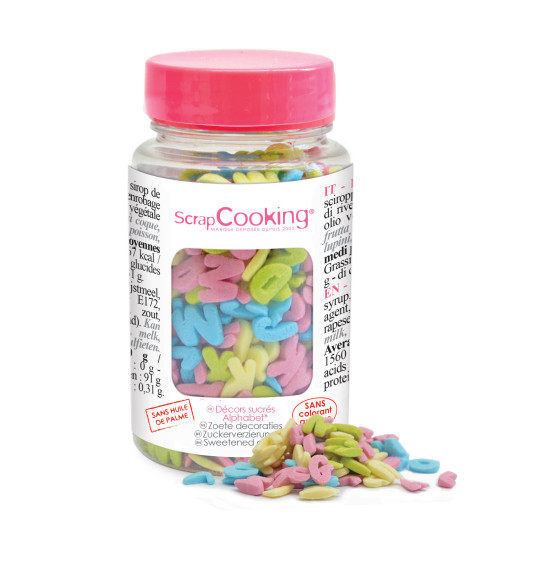 Alphabet sprinkles 55g Alphabet sprinkles 55g