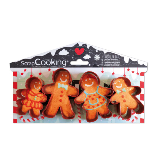4 Gingerbread Man cookie cutters