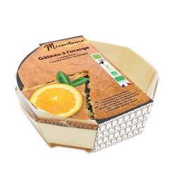 Gâteau orange 1 préparation + 1 moule bois réf.806