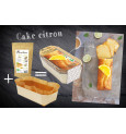 Cake citron 1 préparation + 1 moule bois