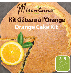 Gâteau orange 1 préparation + 1 moule bois réf.806