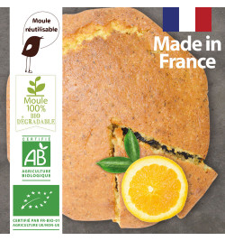 Gâteau orange 1 préparation + 1 moule bois réf.806