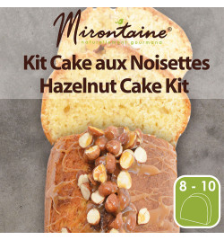Cake noisette 1 préparation + 1 moule bois 808