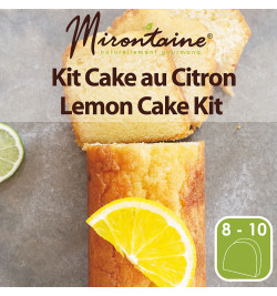 Cake citron 1 préparation + 1 moule bois 809